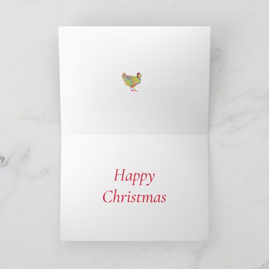 Kerstkerstkerstkerstkerstkerstkerstkerstman Hen Fu Kaart (Binnen)