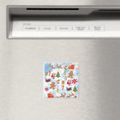 Kerstkerstkerstkerstkerstkerstkerstkerstman Magneet (Insitu (Vaatwasser))