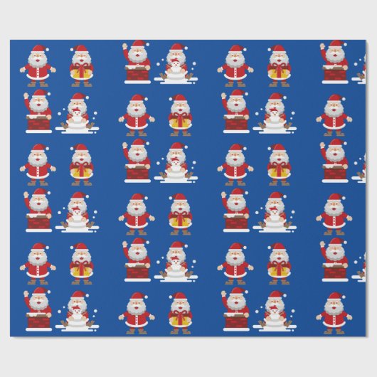 kerstkerstkerstkerstkerstkerstkerstkerstman met ca cadeaupapier (Vlak)