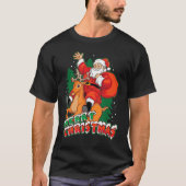 kerstkerstkerstkerstkerstkerstkerstkerstman met ca t-shirt (Voorkant)