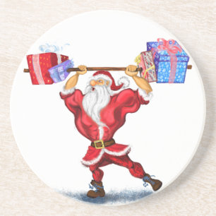 Kerstkerstkerstkerstkerstkerstkerstkerstman met ca zandsteen onderzetter