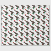 Kerstkerstkerstkerstkerstkerstkerstkerstman met gr cadeaupapier (Vlak)