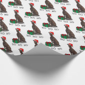 Kerstkerstkerstkerstkerstkerstkerstkerstman met gr cadeaupapier (Hoek)