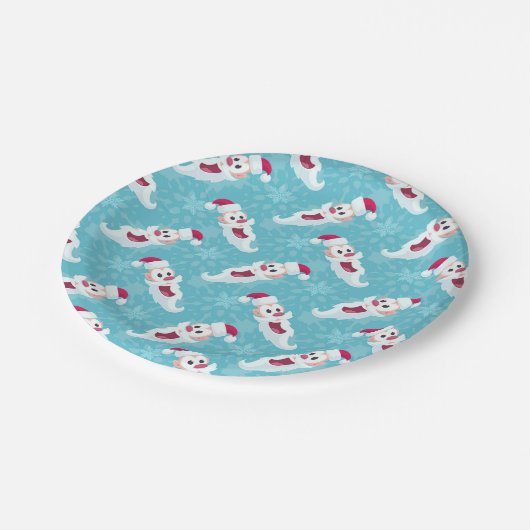 Kerstkerstkerstkerstkerstkerstkerstkerstman met sn papieren bordje (Gekanteld)