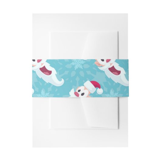 Kerstkerstkerstkerstkerstkerstkerstkerstman met sn uitnodigingen wikkel (Voorkant Voorbeeld)