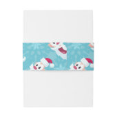 Kerstkerstkerstkerstkerstkerstkerstkerstman met sn uitnodigingen wikkel (Achterkant Voorbeeld)