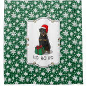 Kerstkerstkerstkerstkerstkerstkerstkerstman Pet Ro Douchegordijn (Voorkant)