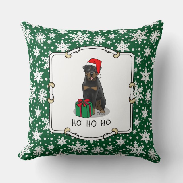 Kerstkerstkerstkerstkerstkerstkerstkerstman Pet Ro Kussen (Voorkant)