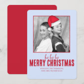 Kerstkerstkerstkerstkerstkerstkerstkerstman (roere kaart (Voorkant / Achterkant)