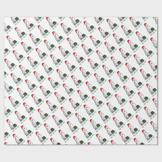 Kerstkerstkerstkerstkerstkerstkerstkerstman Siberi Cadeaupapier (Vlak)