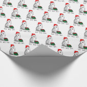 Kerstkerstkerstkerstkerstkerstkerstkerstman Siberi Cadeaupapier (Hoek)
