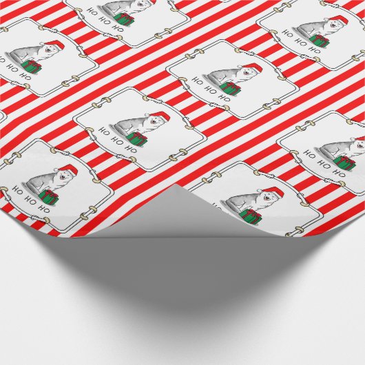 Kerstkerstkerstkerstkerstkerstkerstkerstman Siberi Cadeaupapier (Hoek)