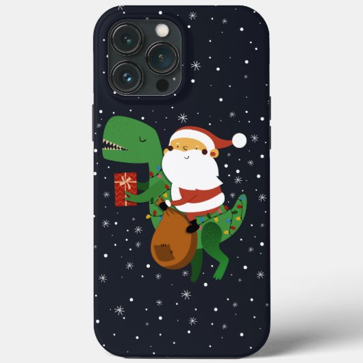 Kerstkerstkerstkerstkerstkerstkerstkerstman T-rex Case-Mate iPhone Case (Achterkant)