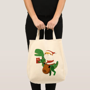 Kerstkerstkerstkerstkerstkerstkerstkerstman T-rex  Tote Bag