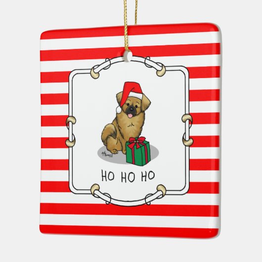 Kerstkerstkerstkerstkerstkerstkerstkerstman Tibeta Keramisch Ornament (Links)