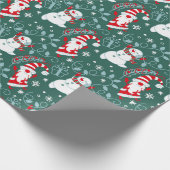 kerstkerstkerstkerstkerstkerstkerstkerstmanpapier cadeaupapier (Hoek)