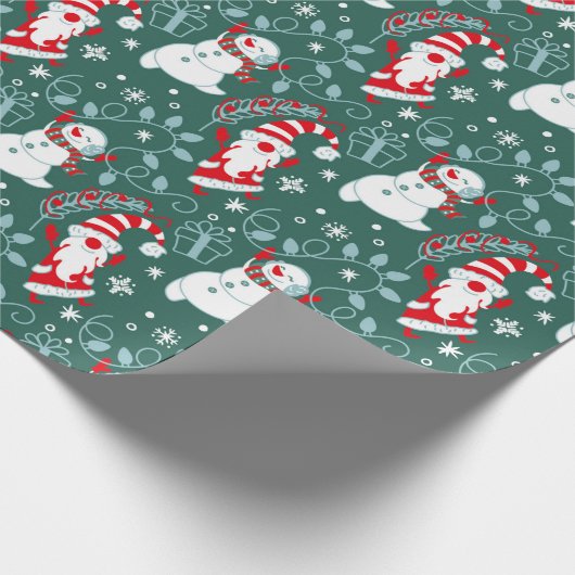 kerstkerstkerstkerstkerstkerstkerstkerstmanpapier cadeaupapier (Hoek)