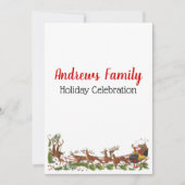 Kerstkerstkerstkerstkerstkerstkerstkerstshoes rend kaart (Voorkant)