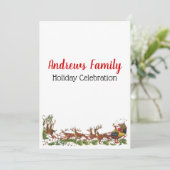 Kerstkerstkerstkerstkerstkerstkerstkerstshoes rend kaart (Staand voorkant)