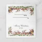 Kerstkerstkerstkerstkerstkerstkerstkerstshoes rend plaatskaartje (Buitenkant ongevouwen)