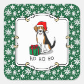 Kerstkerstkerstkerstkerstkerstkerstkerststaartje ( vierkante sticker (Voorkant)