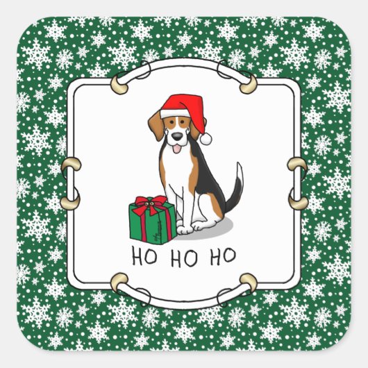 Kerstkerstkerstkerstkerstkerstkerstkerststaartje ( vierkante sticker (Voorkant)