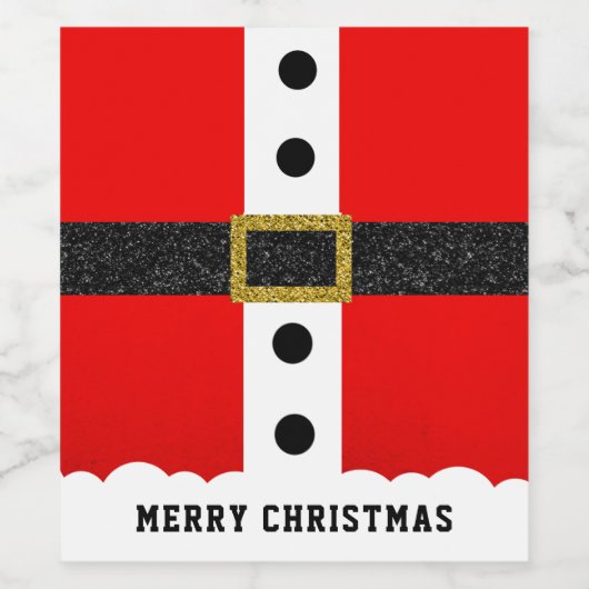 kerstkerstkerstkerstkerstkerstkerstkerstsuit Funny Wijn Etiket (Enkel label)