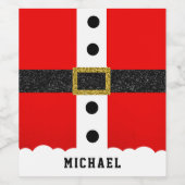 kerstkerstkerstkerstkerstkerstkerstkerstsuit Funny Wijn Etiket (Enkel label)