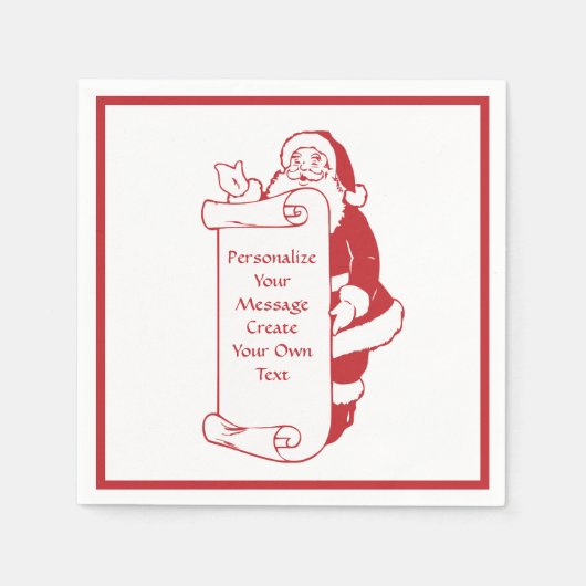 kerstkerstkerstkerstkerstkerstkerstlijst personali servet (Voorkant)