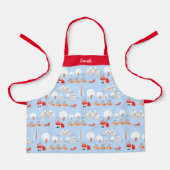 Kerstkerstkerstkerstkerstkerstkerstman Apron met n Schort (Voorkant)