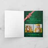 Kerstkerstkerstkerstkerstkerstkerstman Barn Wood F Kaart (Binnen)