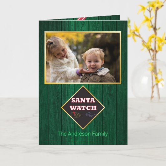 Kerstkerstkerstkerstkerstkerstkerstman Barn Wood F Kaart (Gele Bloem)