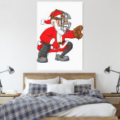 Kerstkerstkerstkerstkerstkerstkerstman Baseball Ca Canvas Afdruk (Insitu (Slaapkamer))