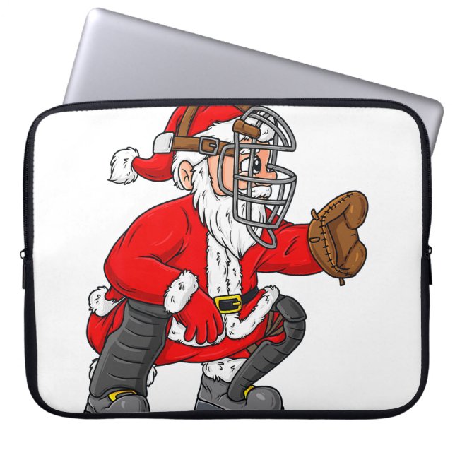 Kerstkerstkerstkerstkerstkerstkerstman Baseball Ca Laptop Sleeve (Voorkant)