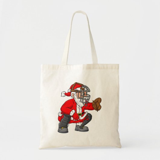 Kerstkerstkerstkerstkerstkerstkerstman Baseball Ca Tote Bag (Voorkant)