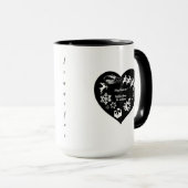 Kerstkerstkerstkerstkerstkerstkerstman, Blk & Wht. Mok (Voorkant rechts)