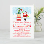 Kerstkerstkerstkerstkerstkerstkerstman Drink Elf-u Kaart (Staand voorkant)