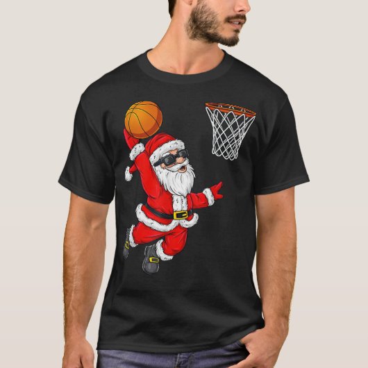 Kerstkerstkerstkerstkerstkerstkerstman Dunking Een T-shirt (Voorkant)