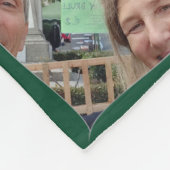 Kerstkerstkerstkerstkerstkerstkerstman en rendier  fleece deken (Hoek)