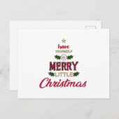 Kerstkerstkerstkerstkerstkerstkerstman Geek Cool F Briefkaart (Voorkant / Achterkant)