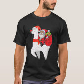 kerstkerstkerstkerstkerstkerstkerstman, llama voor t-shirt (Voorkant)