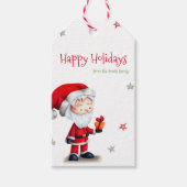 Kerstkerstkerstkerstkerstkerstkerstman met Cadeau  Cadeaulabel (Voorkant)