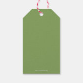 Kerstkerstkerstkerstkerstkerstkerstman met Cadeau  Cadeaulabel (Achterkant)