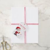 Kerstkerstkerstkerstkerstkerstkerstman met Cadeau  Cadeaulabel (Met Touw)