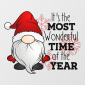 Kerstkerstkerstkerstkerstkerstkerstman met de mees raamsticker (Vel)