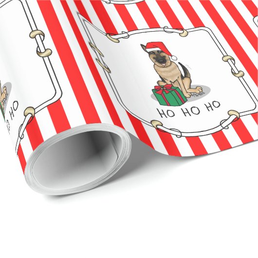 Kerstkerstkerstkerstkerstkerstkerstman met Duitse  Cadeaupapier (Rol Hoek)