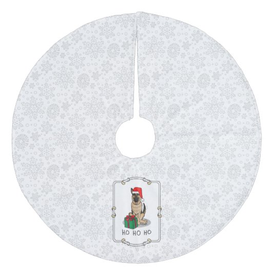 Kerstkerstkerstkerstkerstkerstkerstman met Duitse  Fleece Kerstboom Rok (Voorkant)