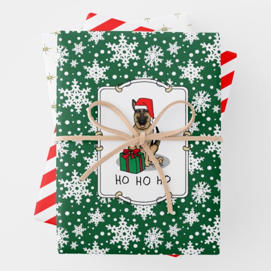 Kerstkerstkerstkerstkerstkerstkerstman met Duitse  Inpakpapier Vel (In situ)