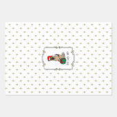 Kerstkerstkerstkerstkerstkerstkerstman met Duitse  Inpakpapier Vel (Voorkant 3)