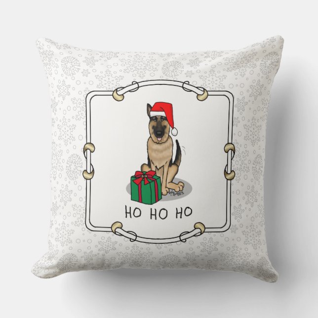 Kerstkerstkerstkerstkerstkerstkerstman met Duitse  Kussen (Voorkant)